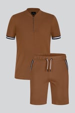 Men's Jersey T-Shirt & Shorts Lounge Set