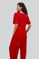 Ankle Length Wide Leg Jumpsuit