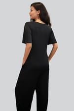 Ankle Length Wide Leg Jumpsuit