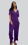 Ankle Length Wide Leg Jumpsuit