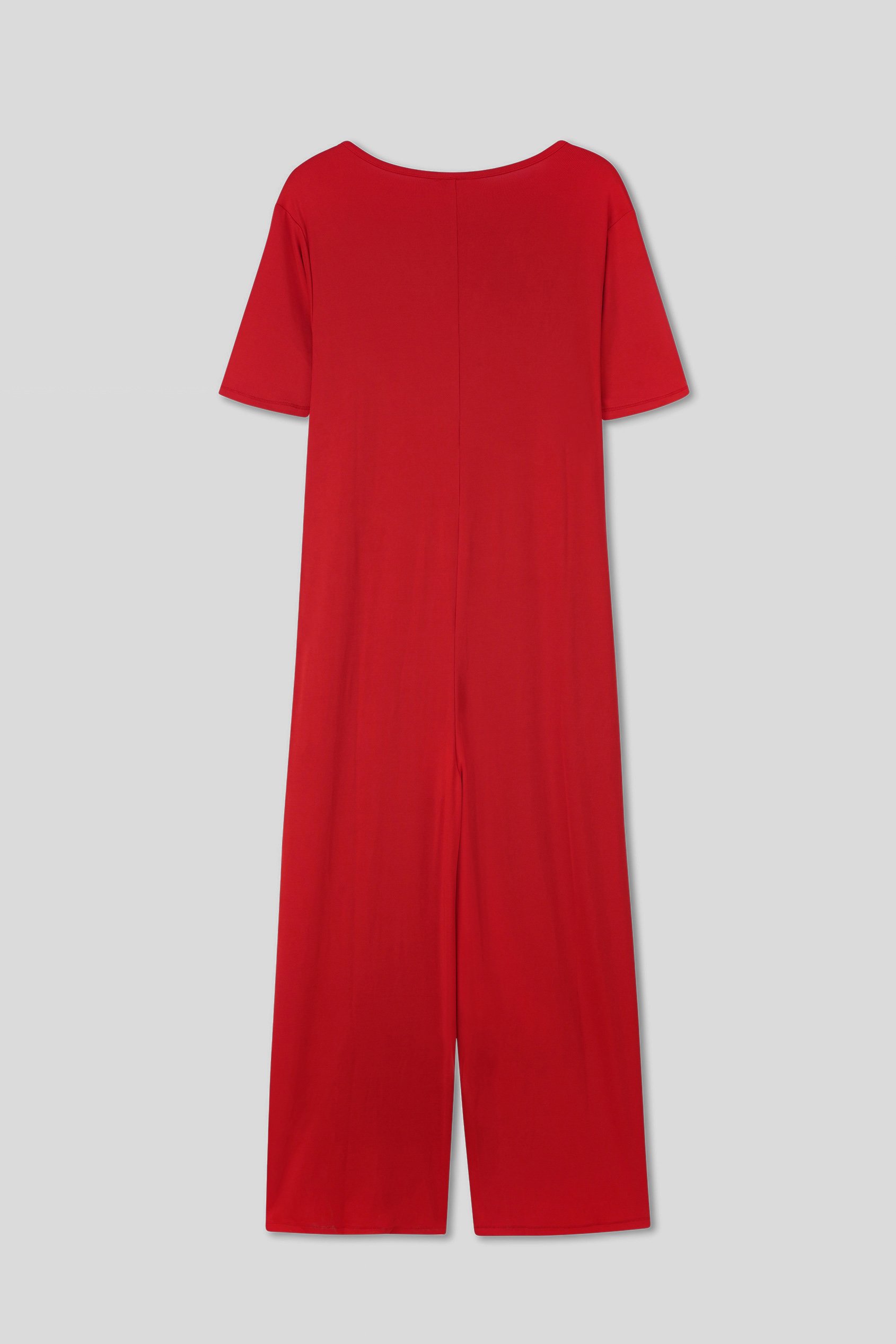 Ankle Length Wide Leg Jumpsuit