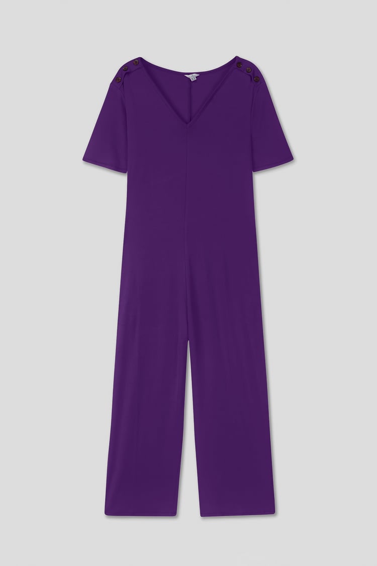 Ankle Length Wide Leg Jumpsuit