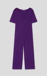 Ankle Length Wide Leg Jumpsuit