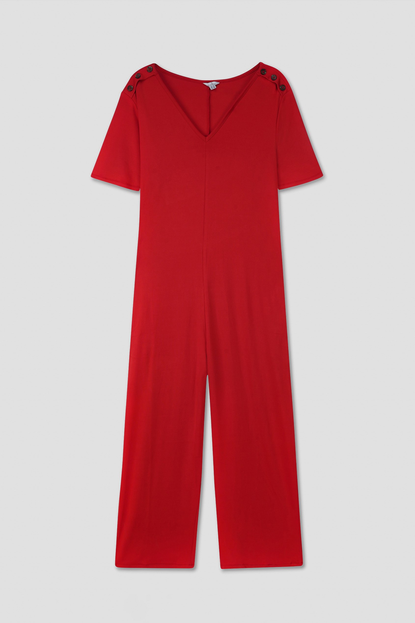 Ankle Length Wide Leg Jumpsuit