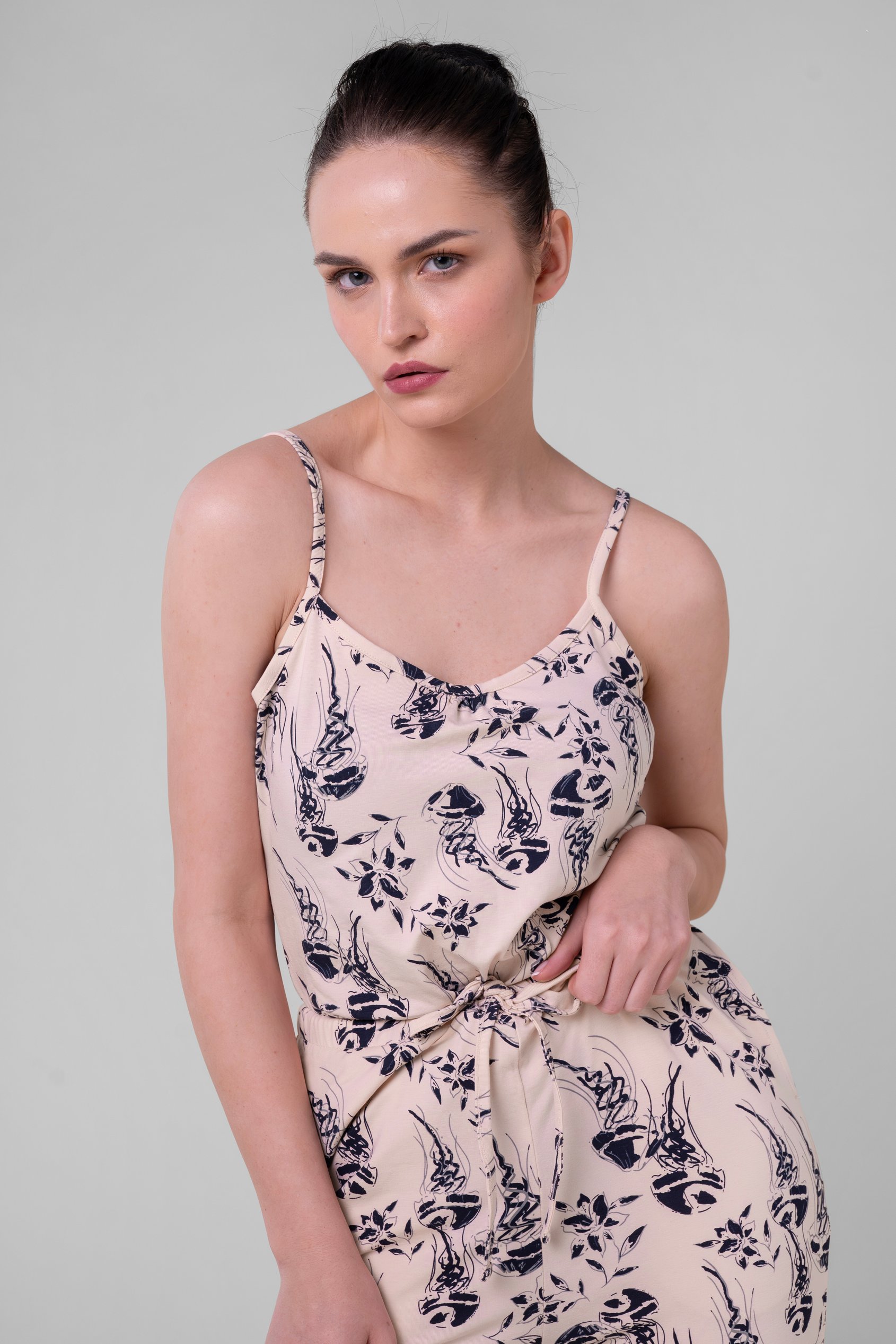 Women's Slim Fit Cami Jumpsuit