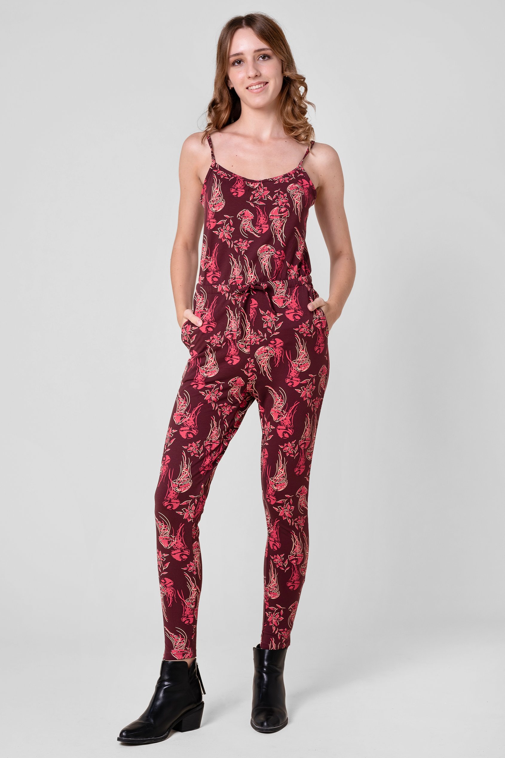 Women's Slim Fit Cami Jumpsuit