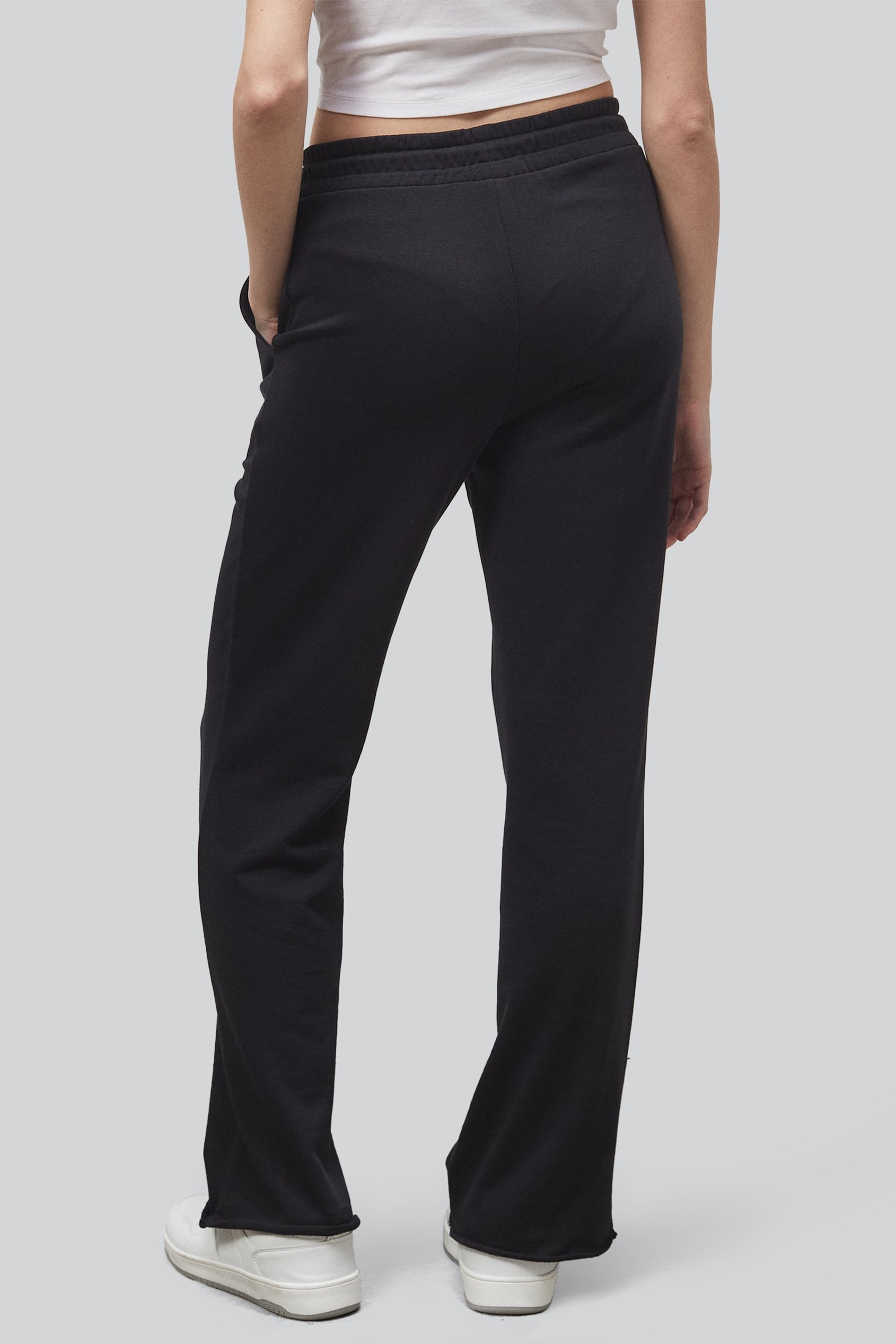 Pin Tuck Front Jersey Trousers