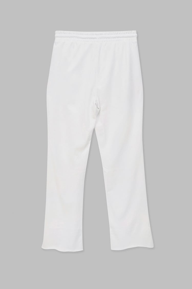 Pin Tuck Front Jersey Trousers