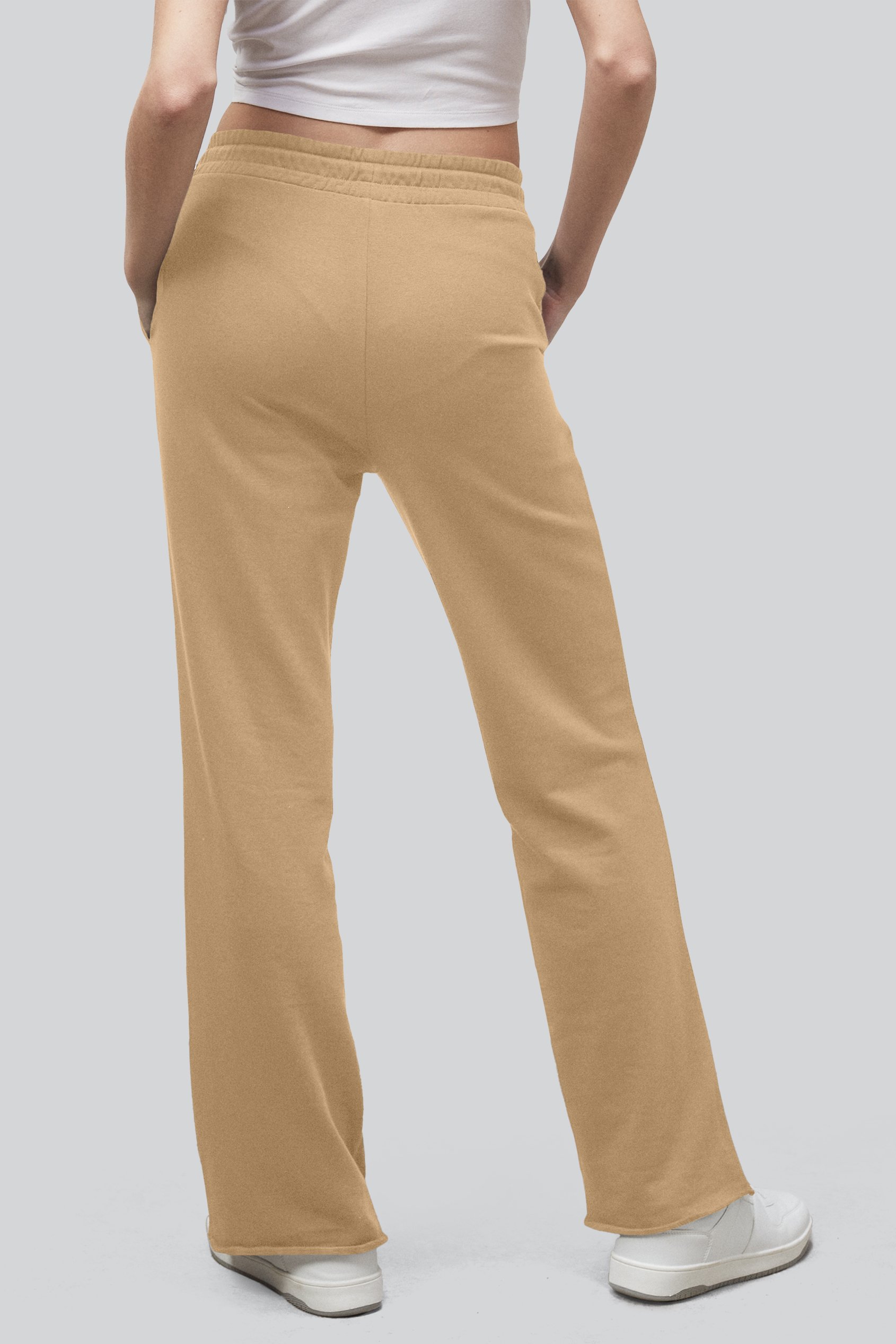 Pin Tuck Front Jersey Trousers
