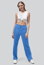Pin Tuck Front Jersey Trousers