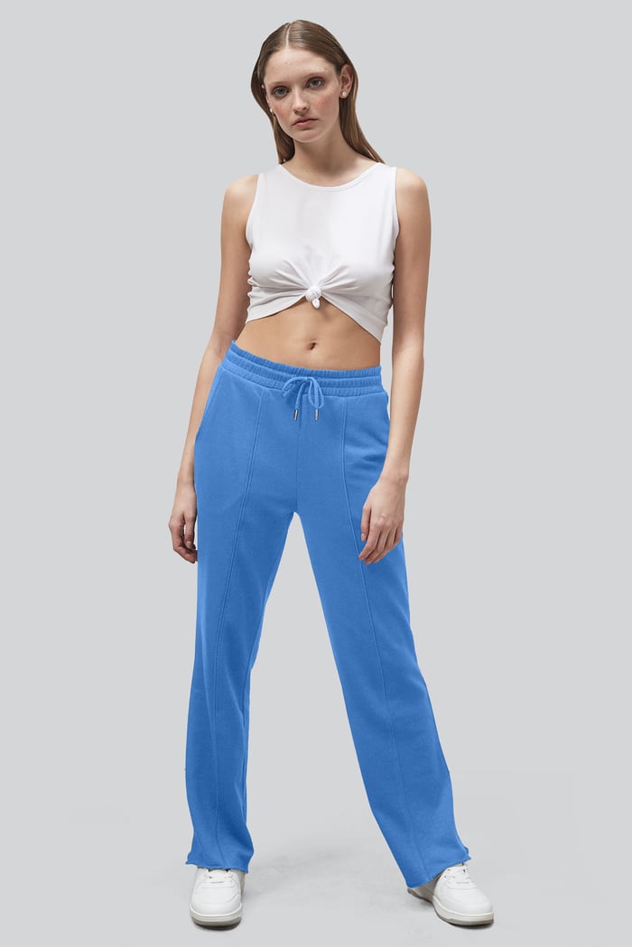 Pin Tuck Front Jersey Trousers
