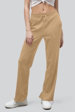 Pin Tuck Front Jersey Trousers