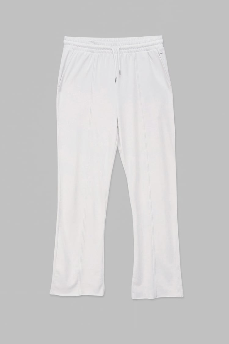 Pin Tuck Front Jersey Trousers