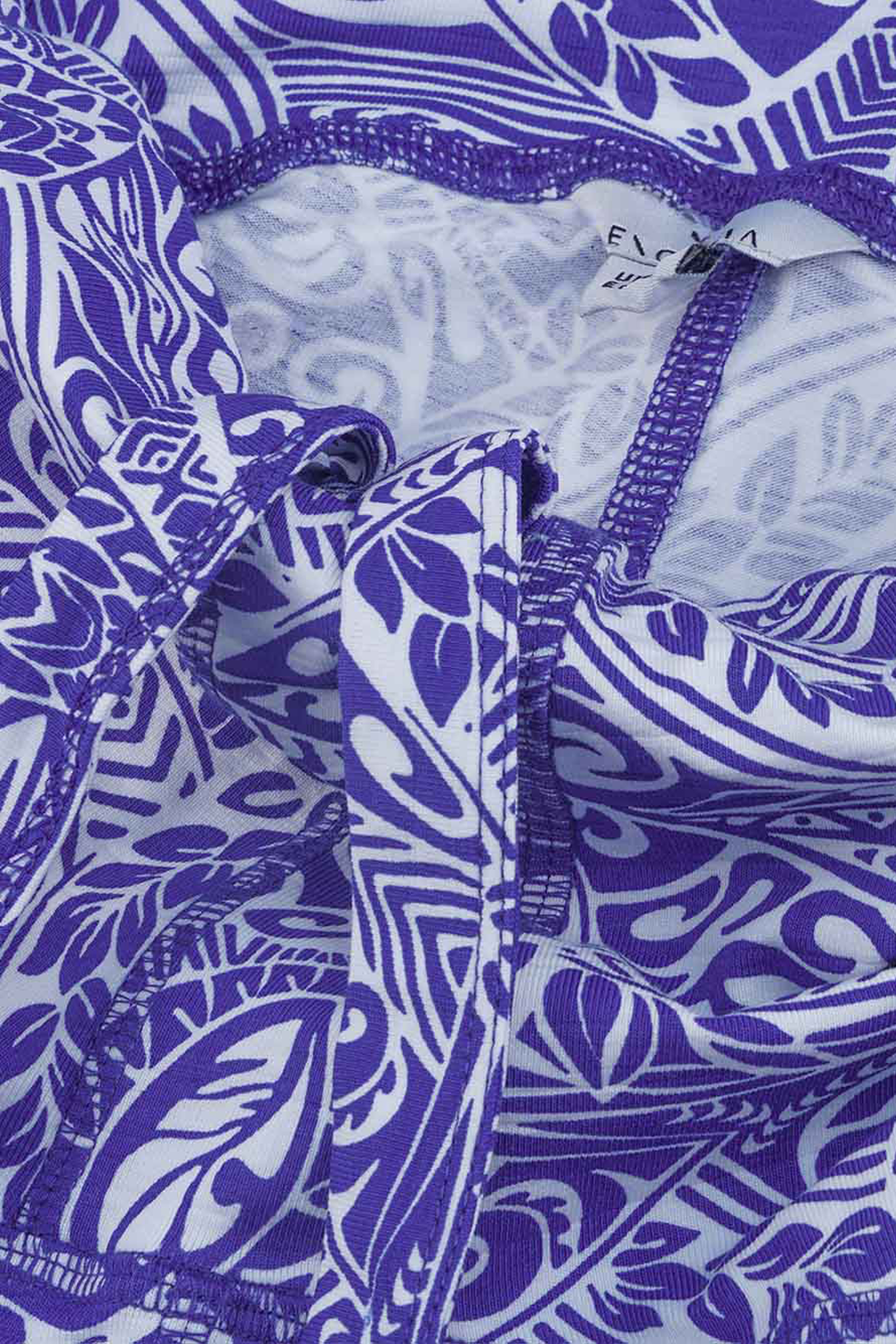 Womens Paisley Printed Wide Leg Trouser