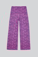Womens Paisley Printed Wide Leg Trouser