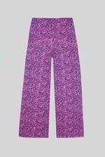 Womens Paisley Printed Wide Leg Trouser