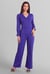 Women Long Sleeve Wrap Jumpsuit