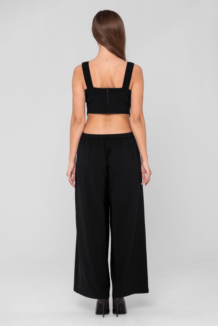 Strappy Wide Leg Jumpsuit