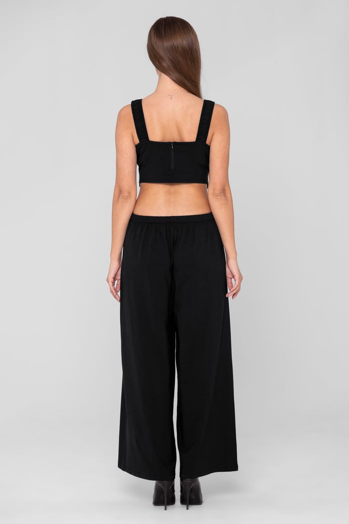 Strappy Wide Leg Jumpsuit