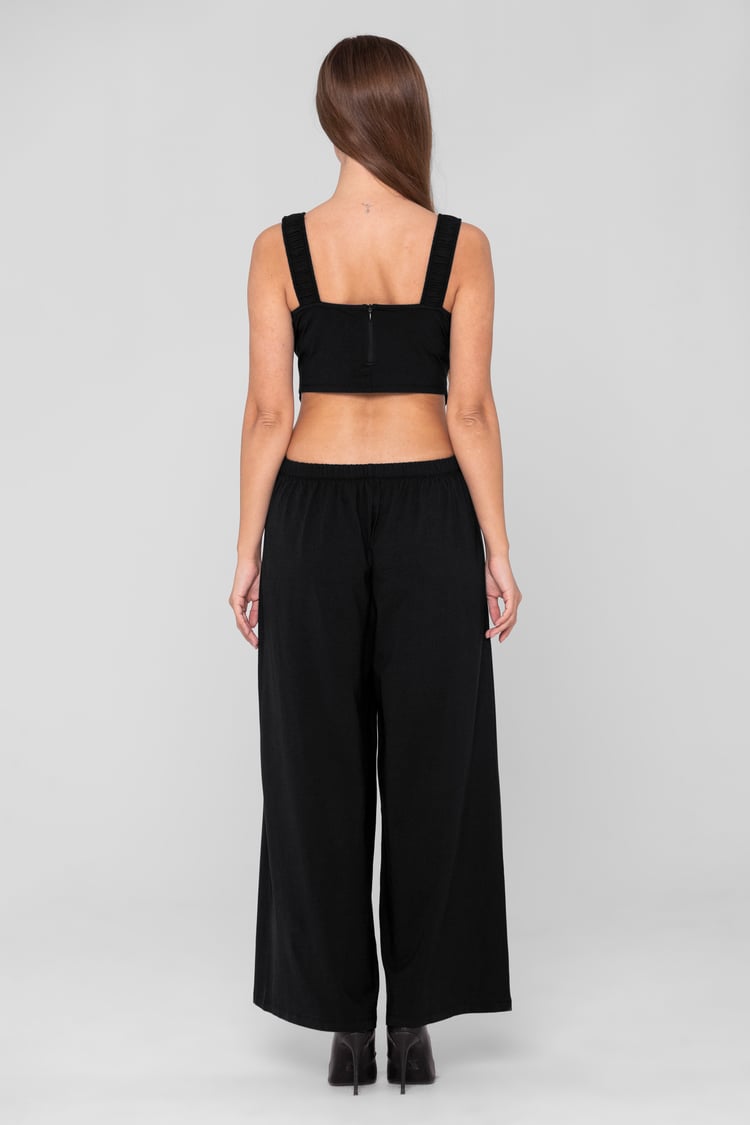 Strappy Wide Leg Jumpsuit