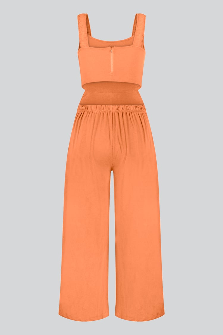 Strappy Wide Leg Jumpsuit