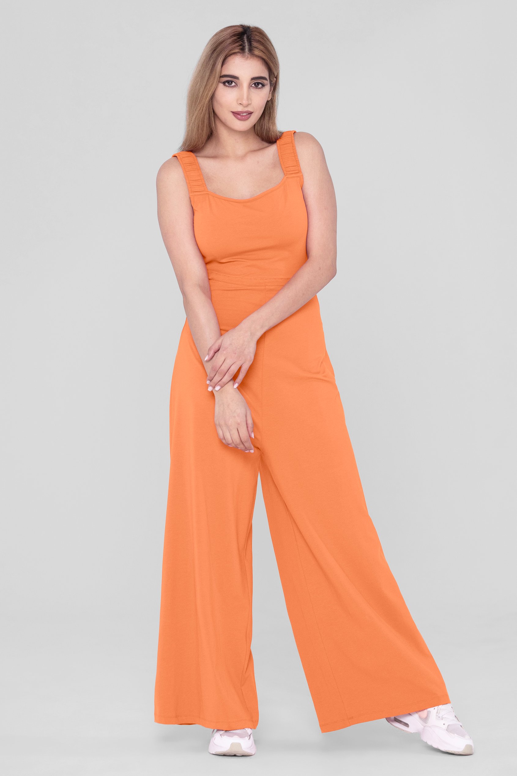 Strappy Wide Leg Jumpsuit