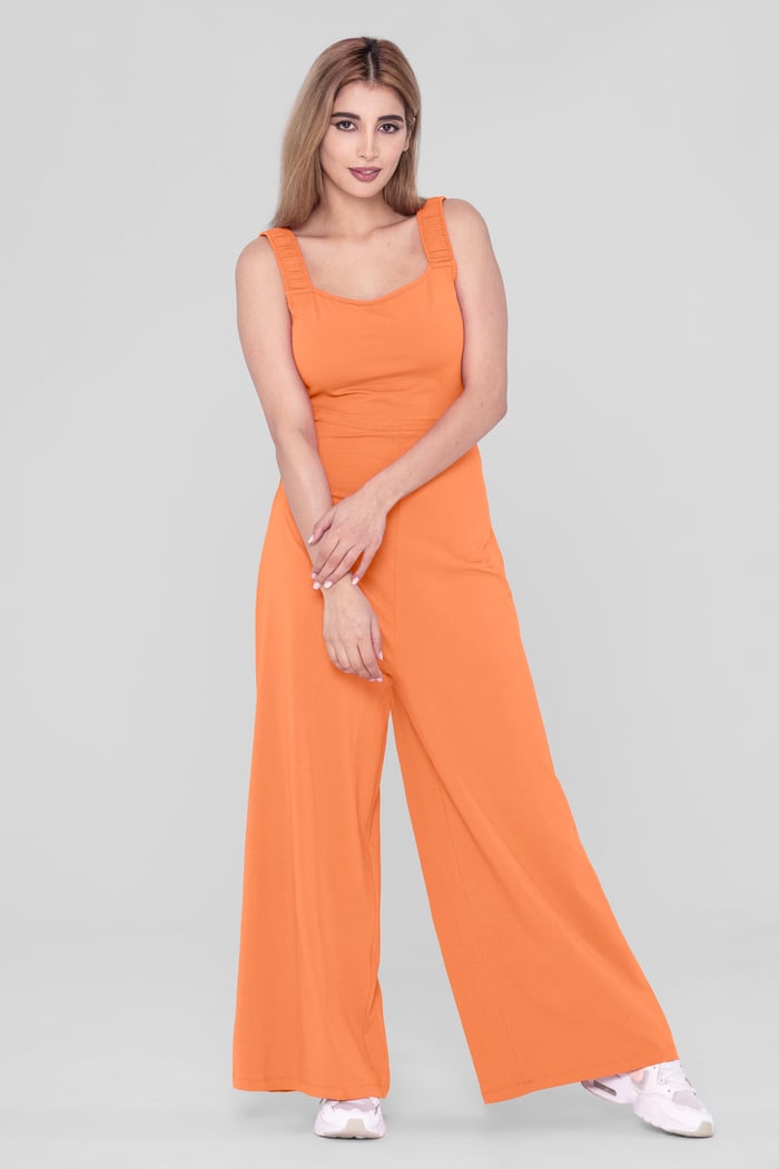 Strappy Wide Leg Jumpsuit