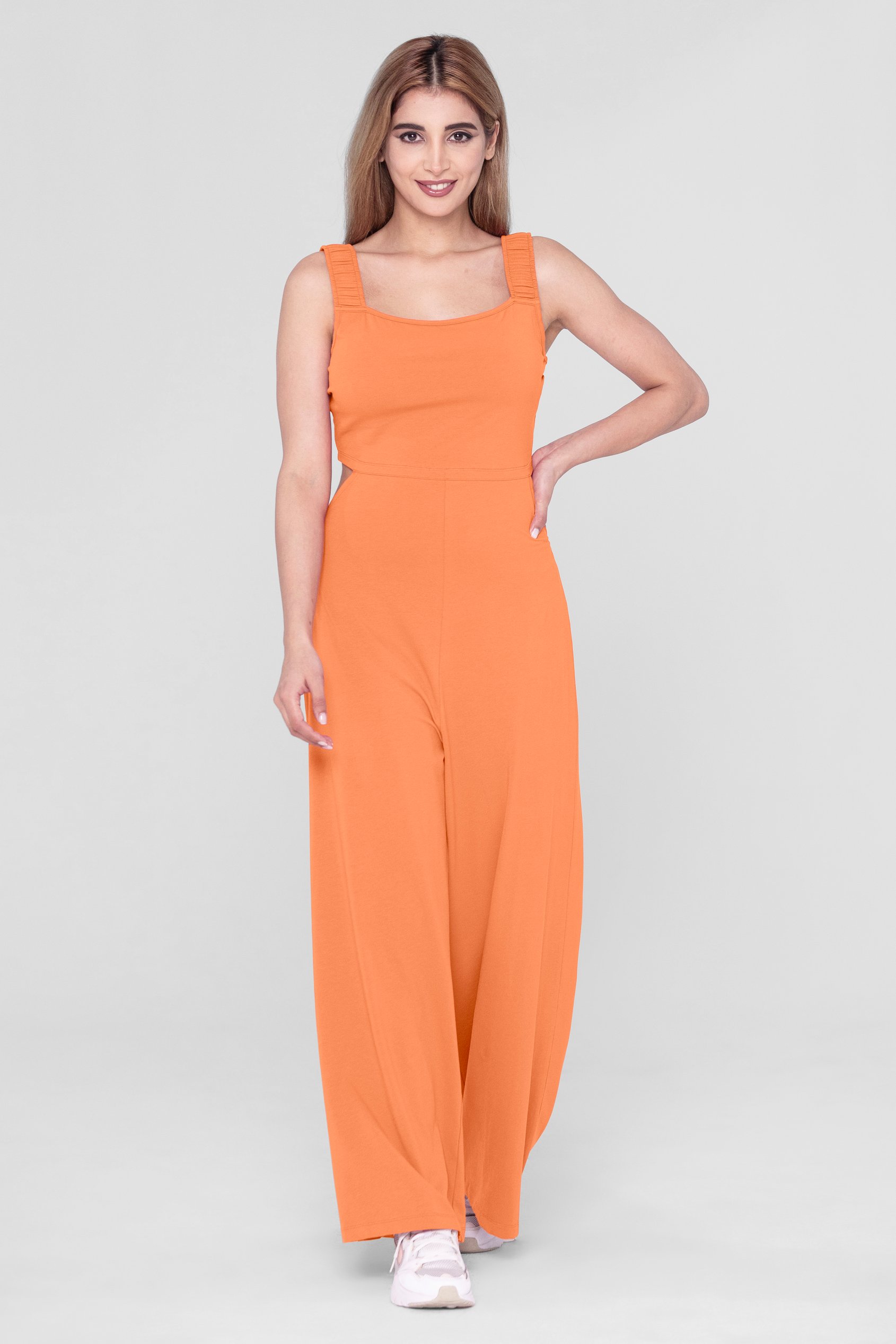 Strappy Wide Leg Jumpsuit
