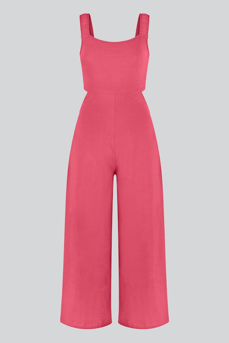 Strappy Wide Leg Jumpsuit