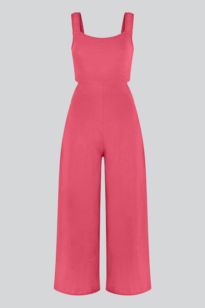 Strappy Wide Leg Jumpsuit
