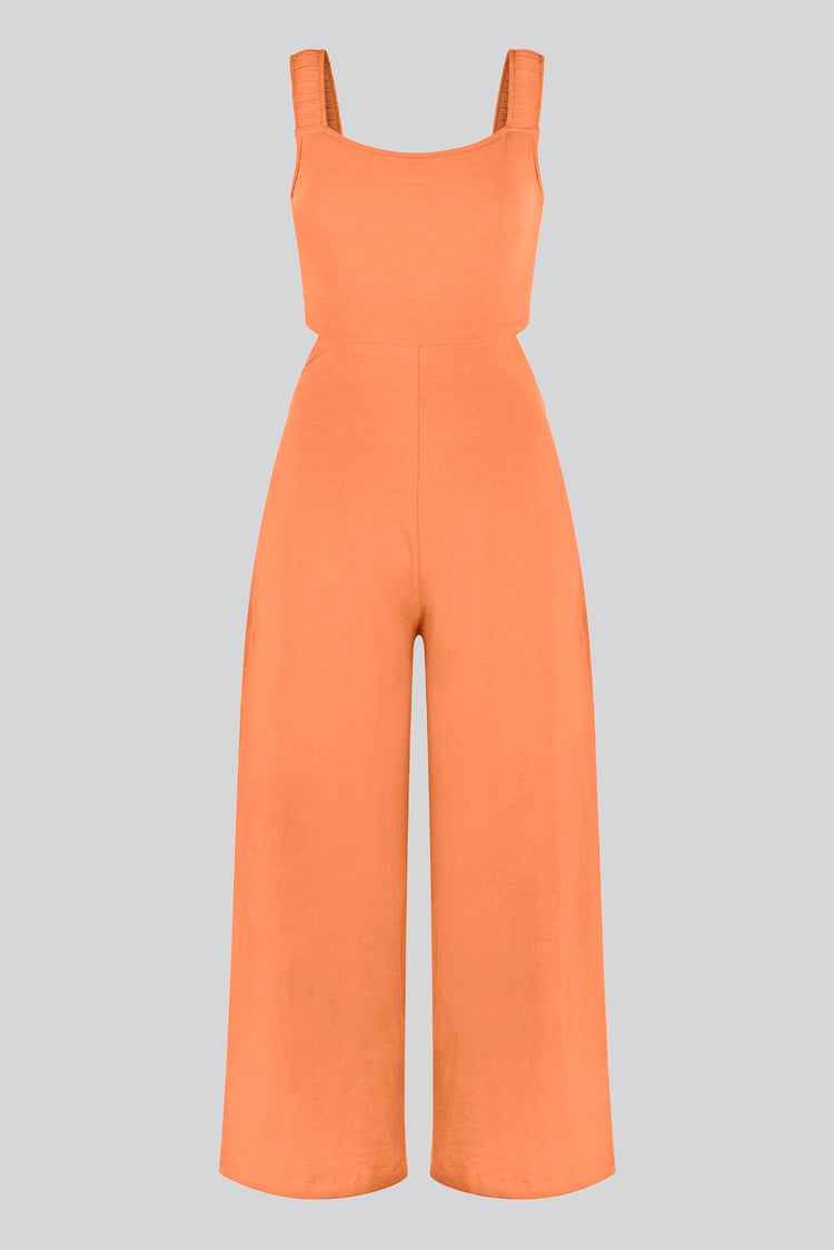 Strappy Wide Leg Jumpsuit