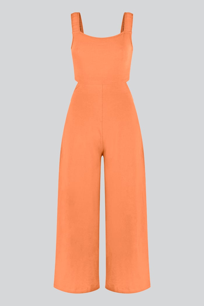 Strappy Wide Leg Jumpsuit