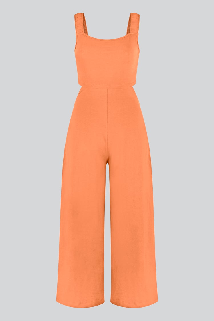 Strappy Wide Leg Jumpsuit