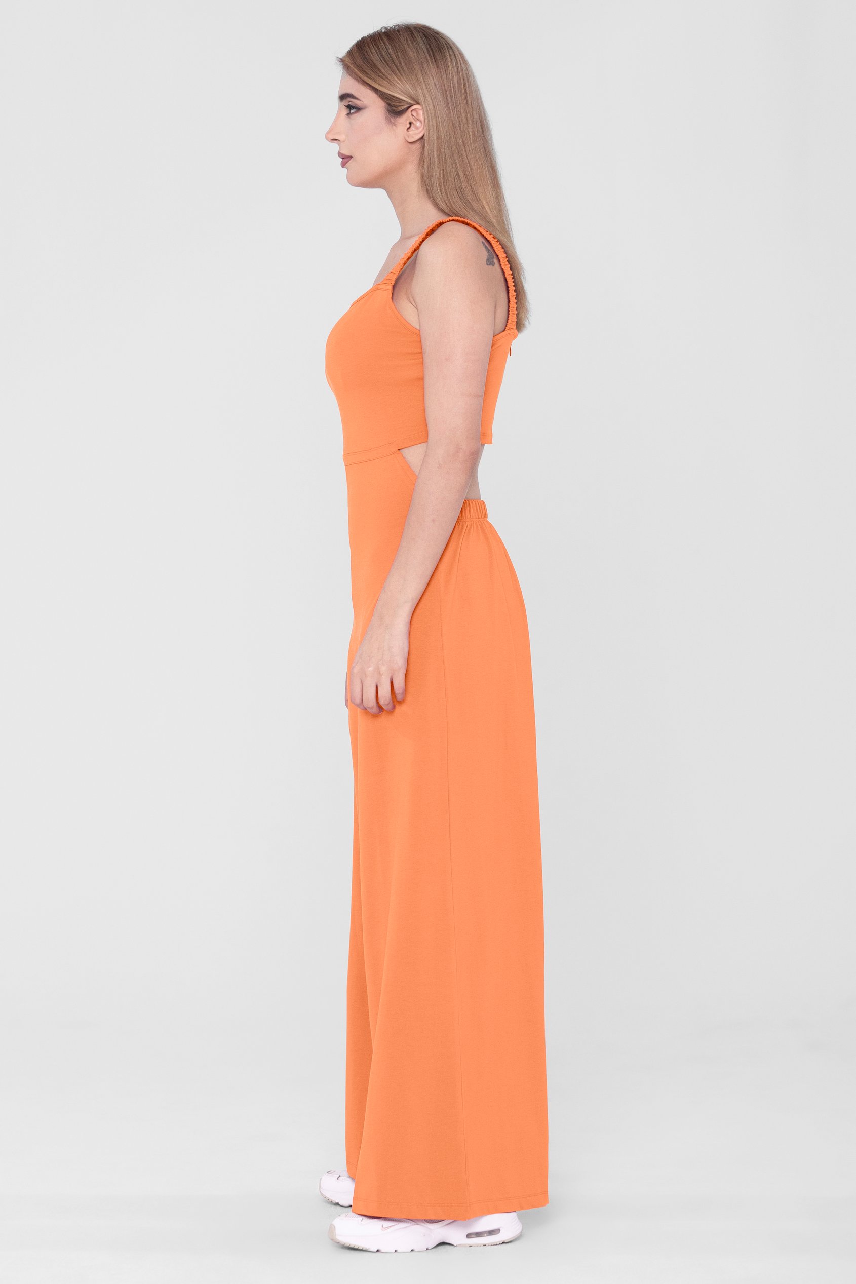 Strappy Wide Leg Jumpsuit