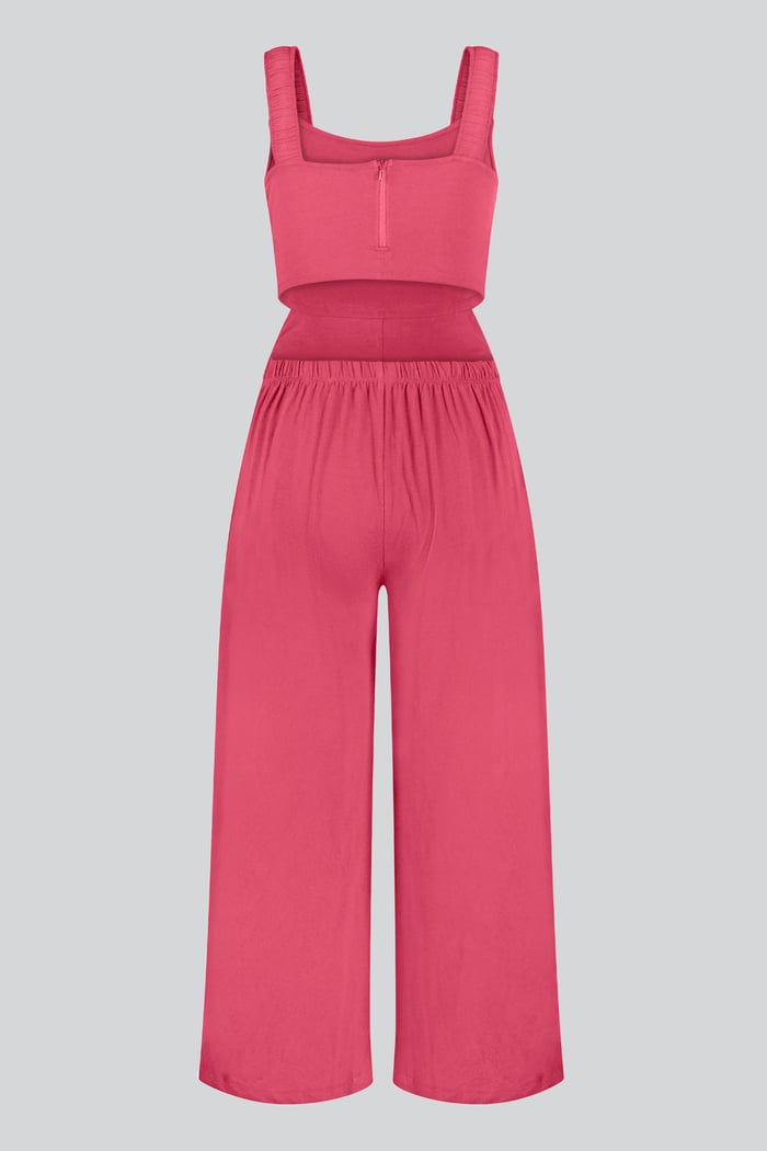 Strappy Wide Leg Jumpsuit