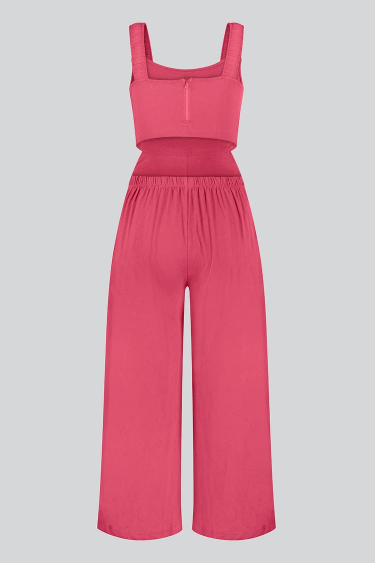 Strappy Wide Leg Jumpsuit