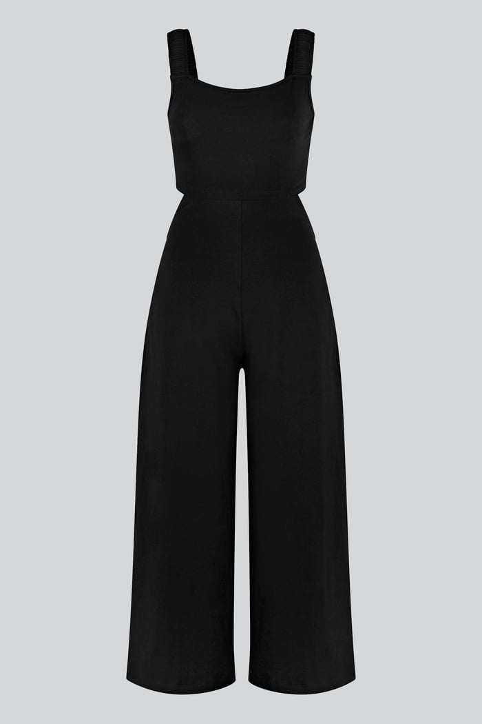 Strappy Wide Leg Jumpsuit