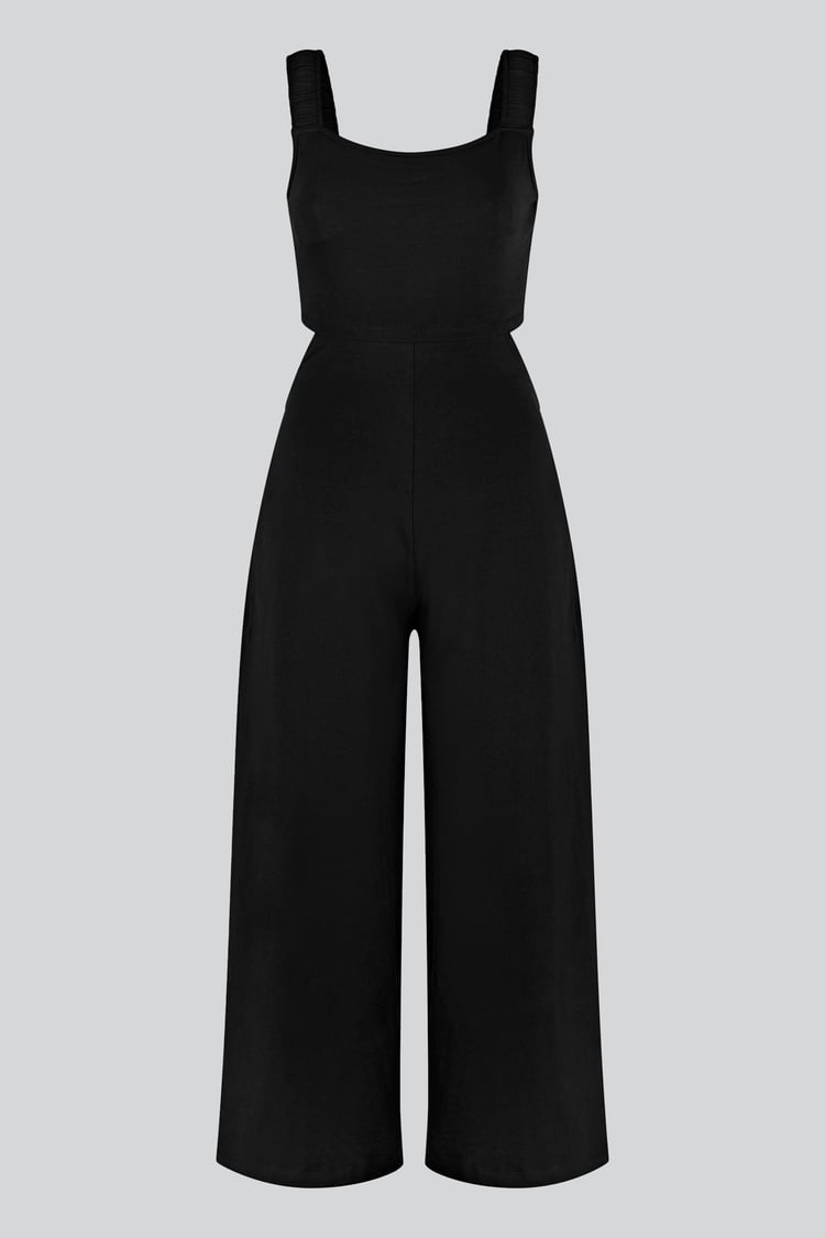 Strappy Wide Leg Jumpsuit