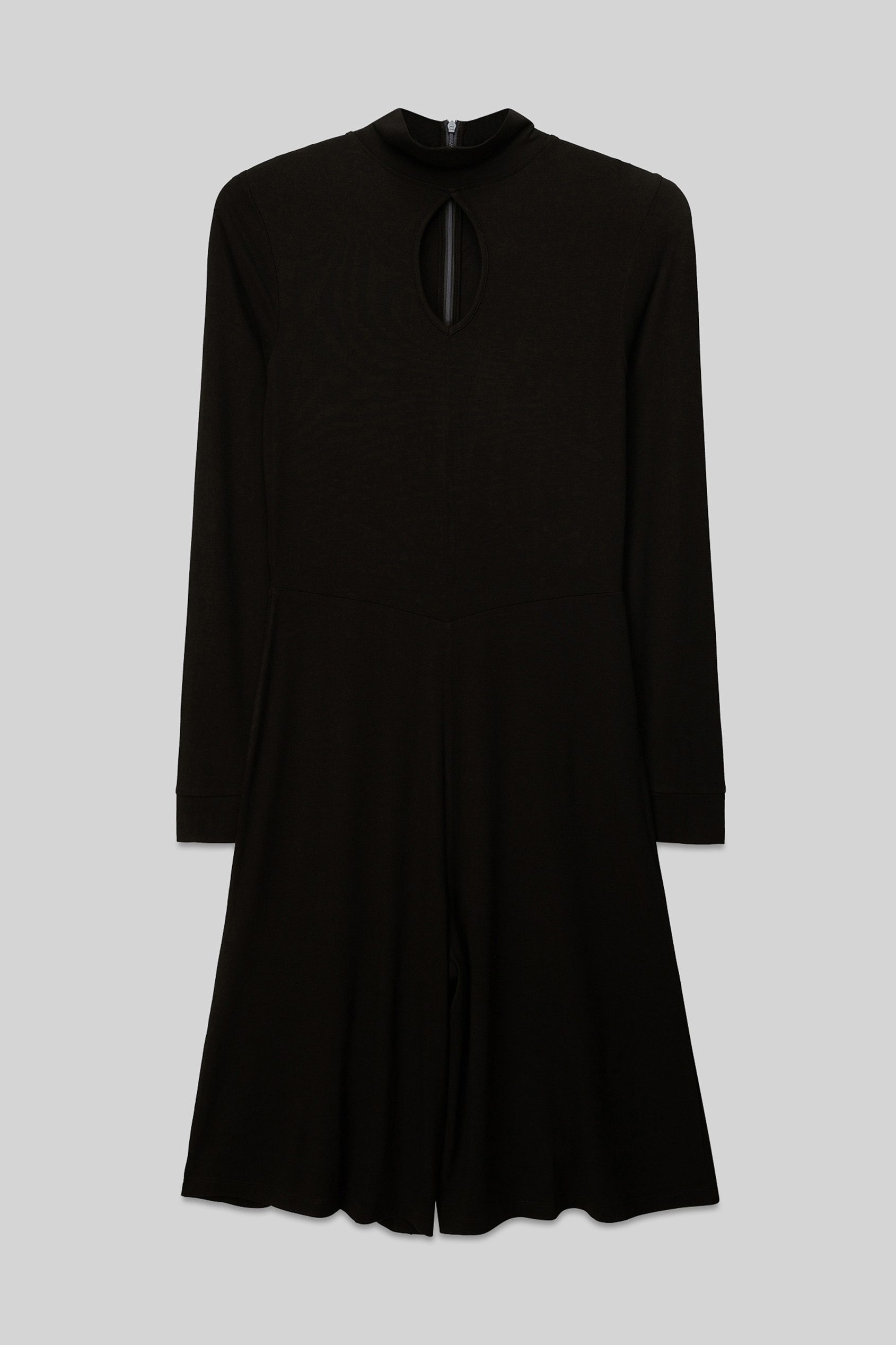 Womens High Neck Long Sleeve Playsuit