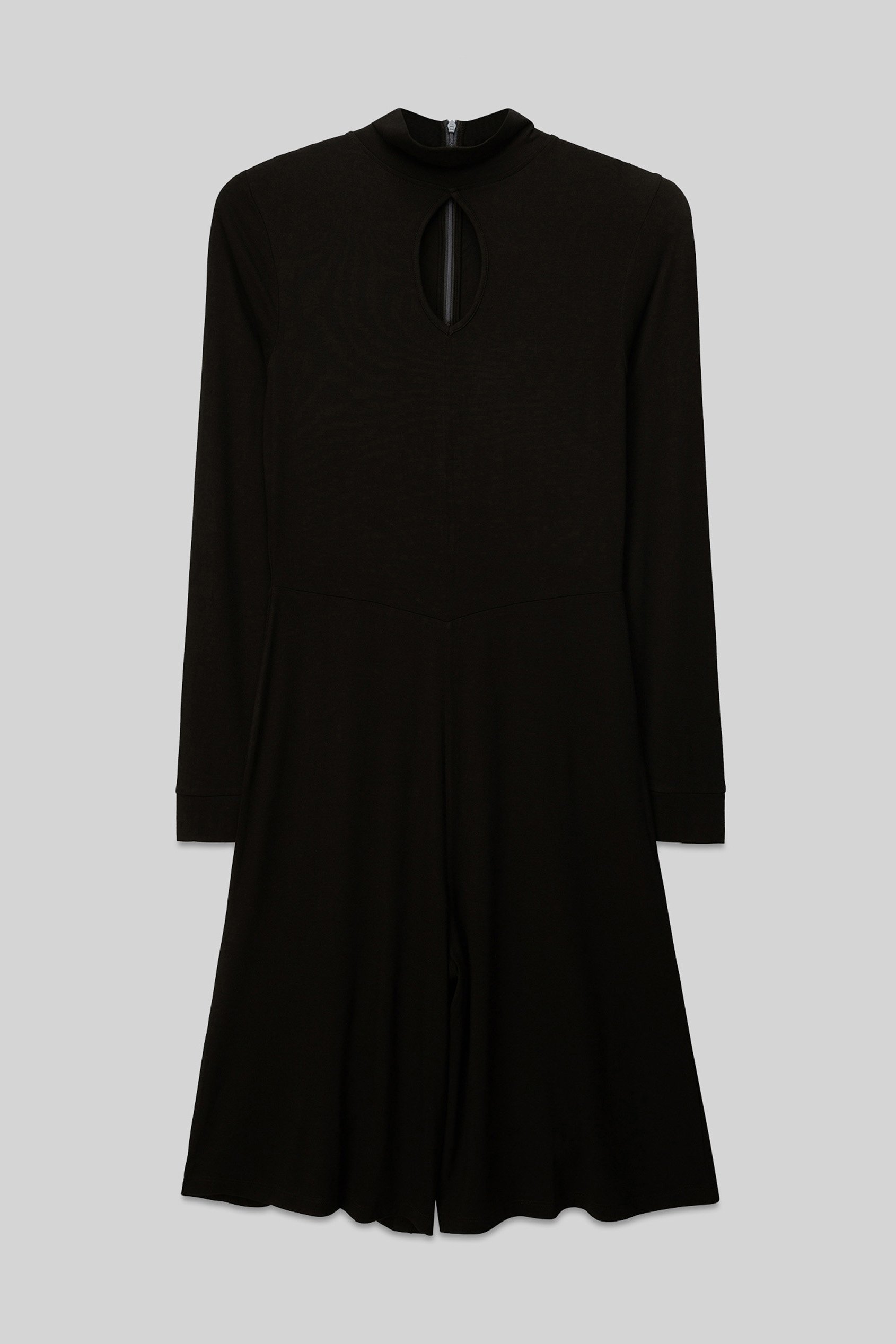 Womens High Neck Long Sleeve Playsuit