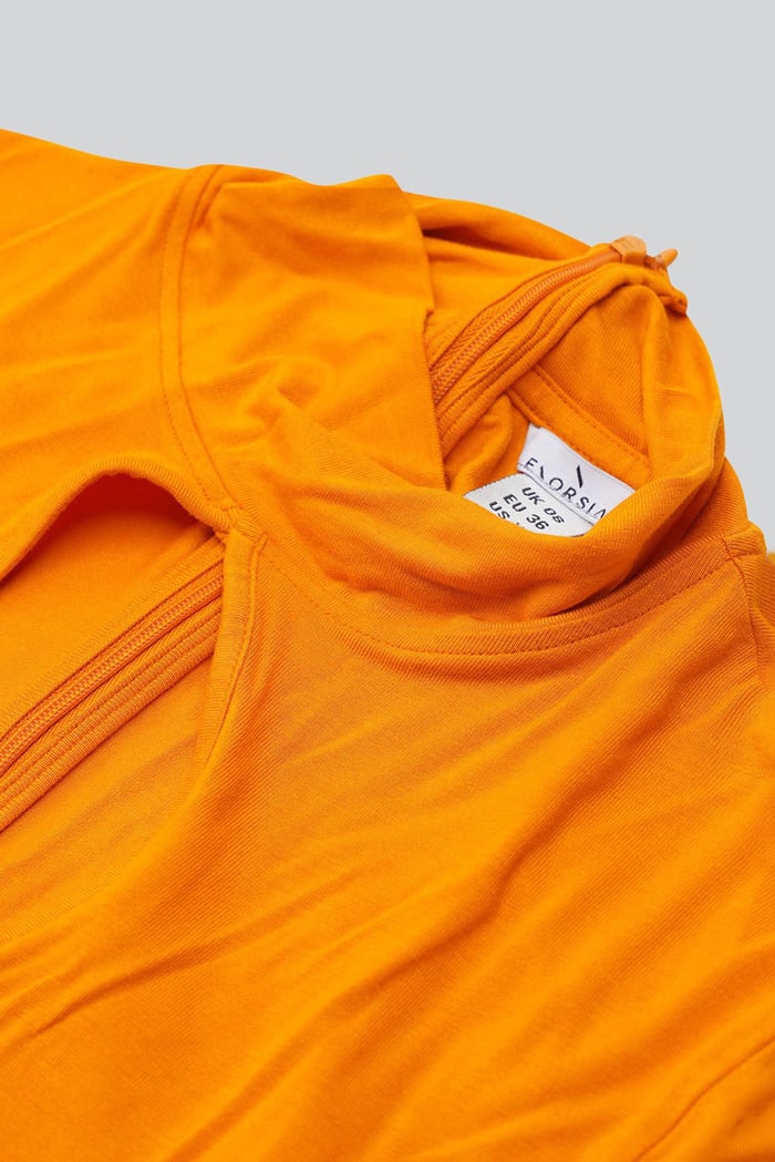 Womens High Neck Long Sleeve Playsuit