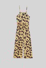 Smocked Waist Floral Printed Jumpsuit