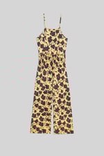 Smocked Waist Floral Printed Jumpsuit