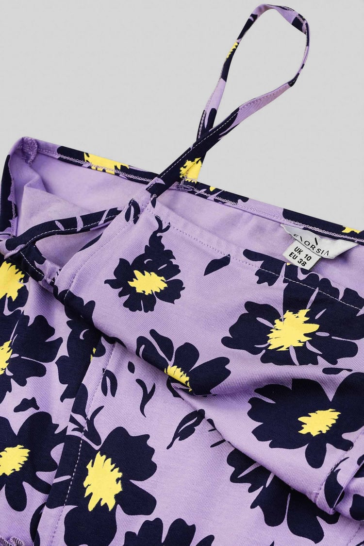 Smocked Waist Floral Printed Jumpsuit