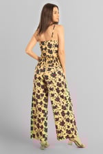 Smocked Waist Floral Printed Jumpsuit