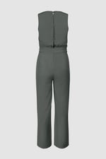 Women’s Sleeveless Blended Fabric Jumpsuit