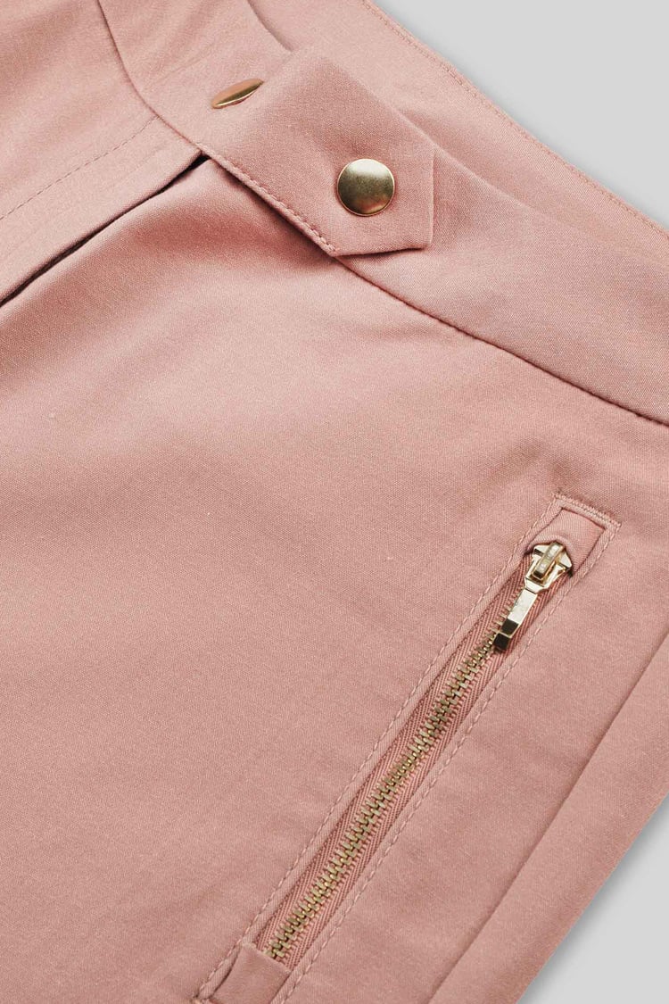 Stretch Slim Side Zip Pocket Trouser