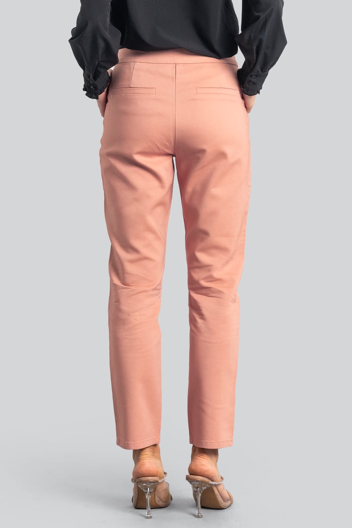 Stretch Slim Side Zip Pocket Trouser
