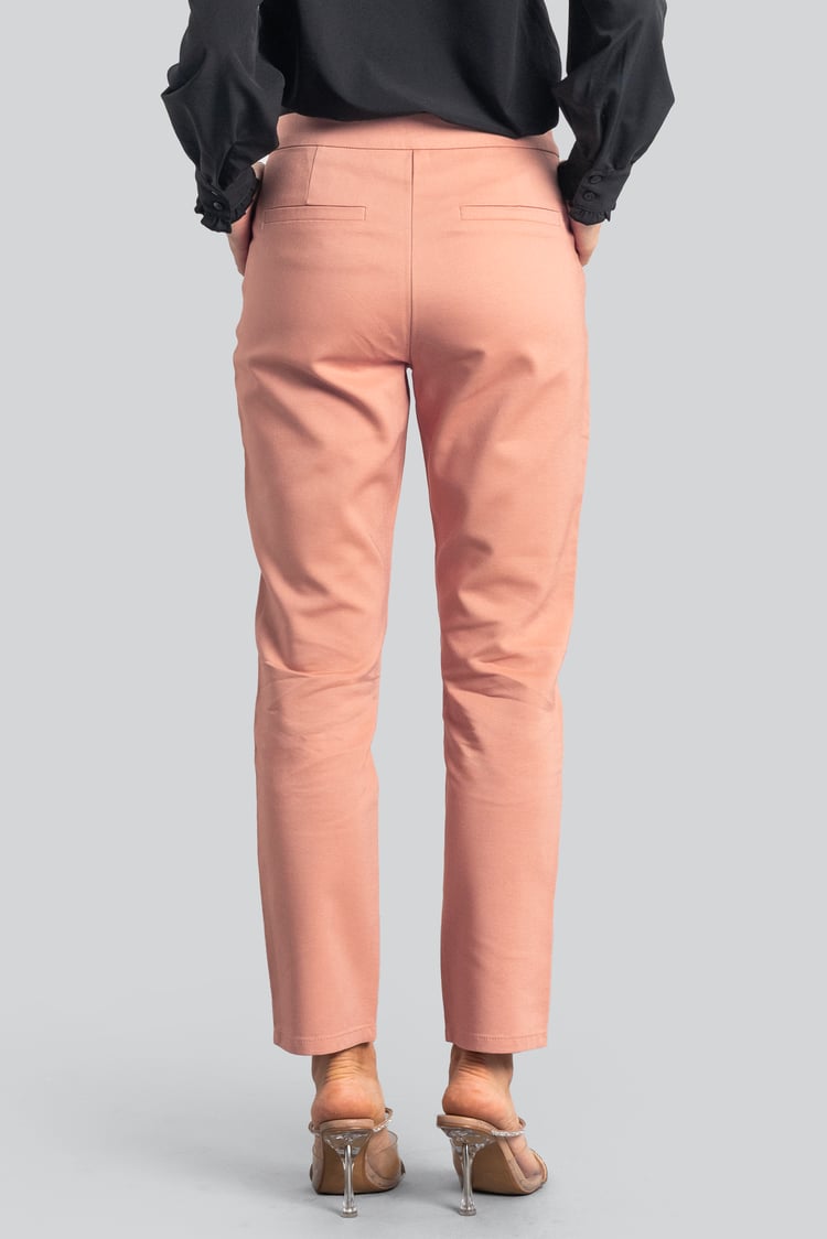 Stretch Slim Side Zip Pocket Trouser