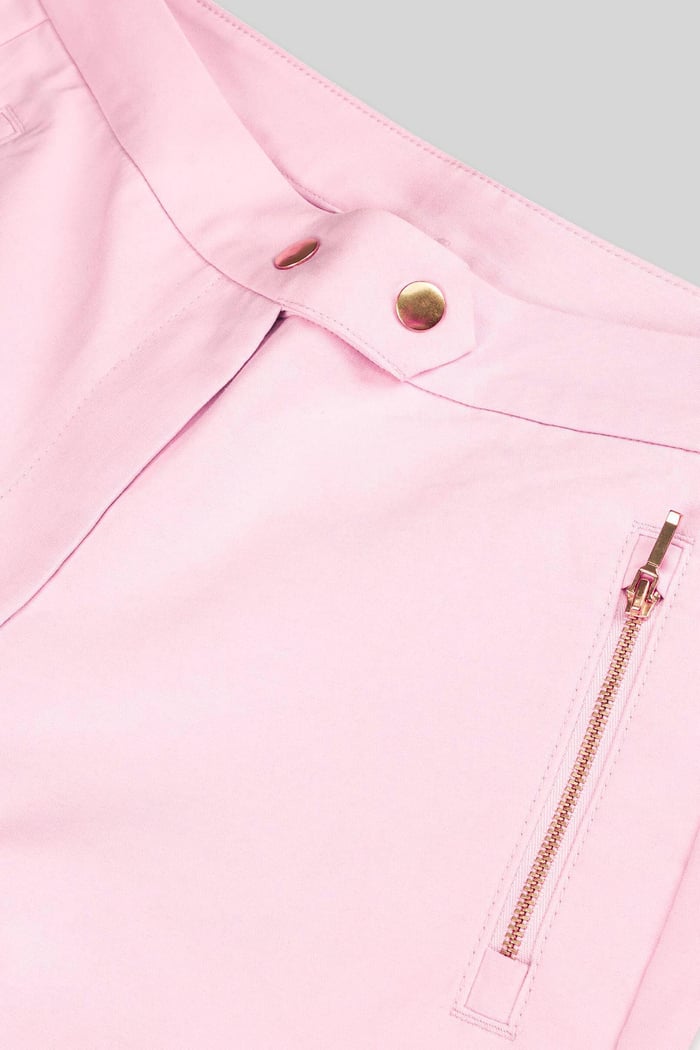 Stretch Slim Side Zip Pocket Trouser